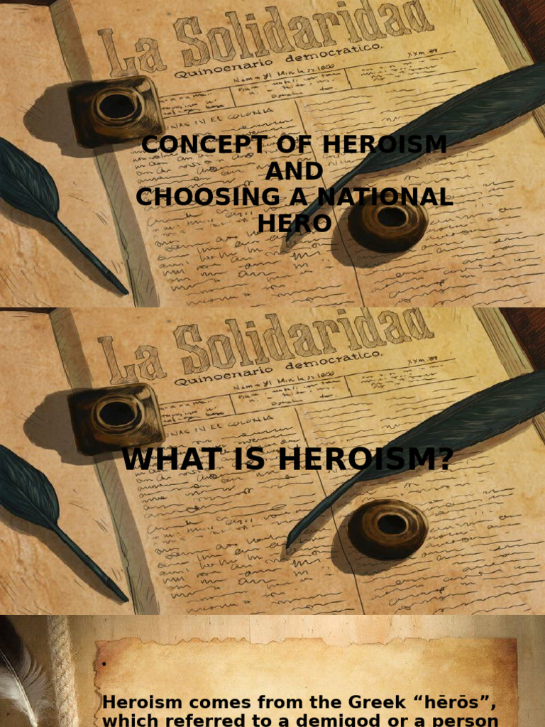 Understanding Heroism and National Heroes | PDF | Hero