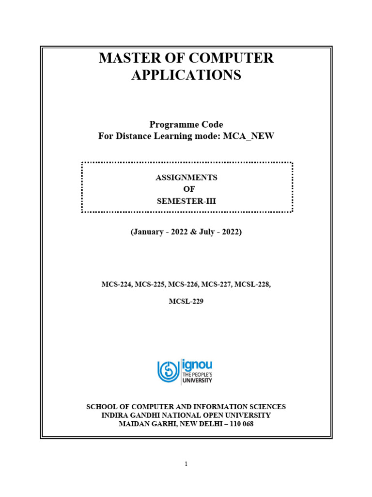 MCA NEWsemesster3jan22july22 | PDF | Virtualization | Software As A Service