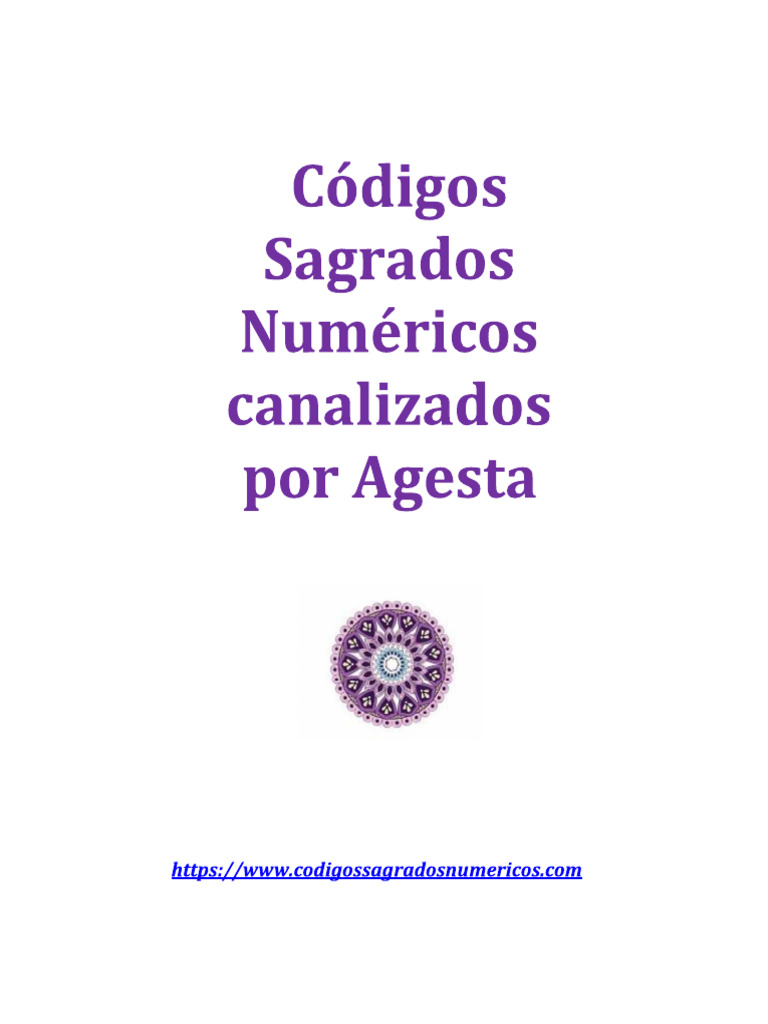 Codigos Sagrados Agesta MMMN | PDF