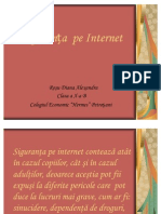 Siguranța pe internet