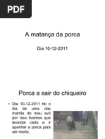 fev 2012 A matança da porca em powerpoint Catarina Rosmaninho