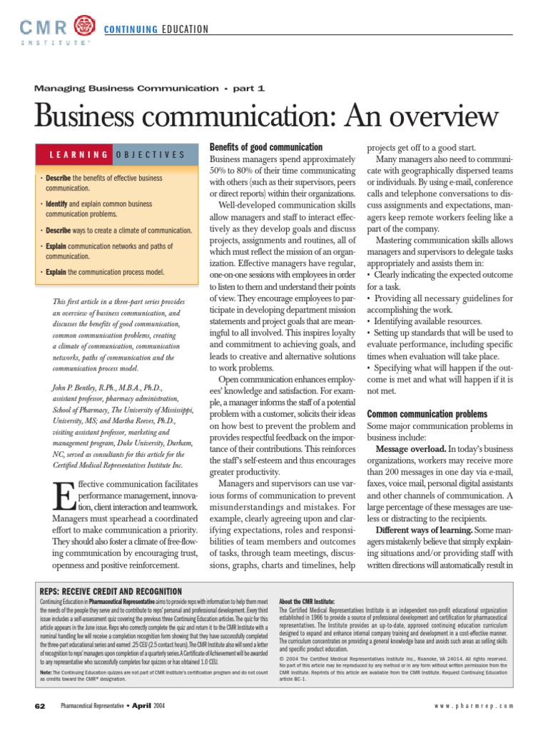 Communication First Handout Nonverbal Communication Communication