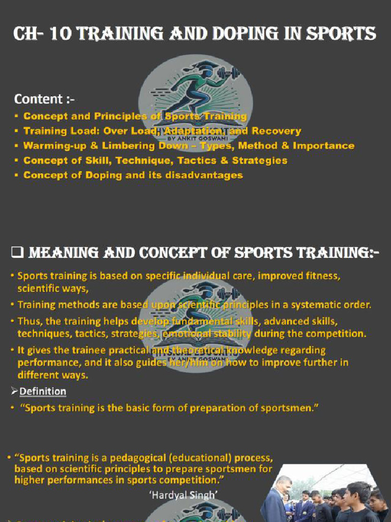 CH X Sports Training (Xi) | PDF