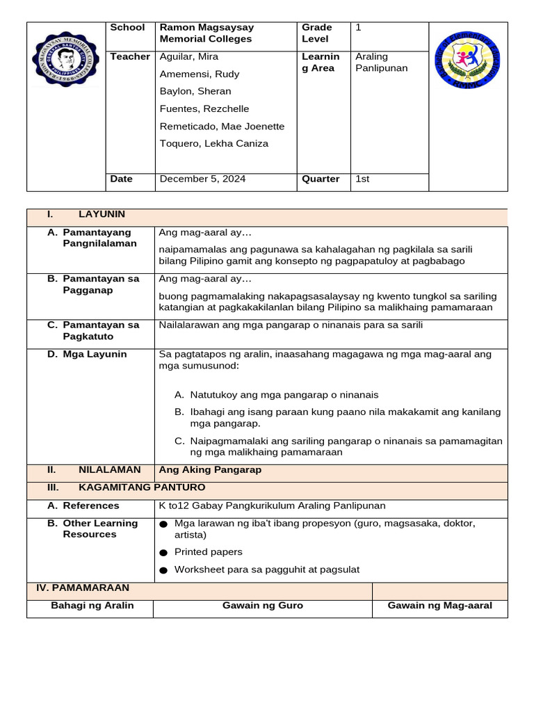 Faci Detailed LP Group Na 2 | PDF
