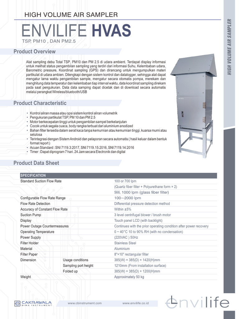 03-E. Brosur HVAS | PDF | Humidity
