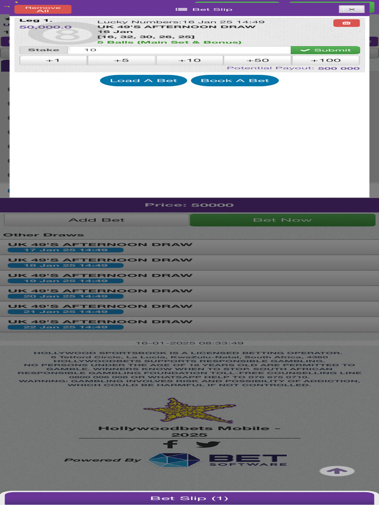 UK49s Afternoon Draw Results PDF Gambling Gaming