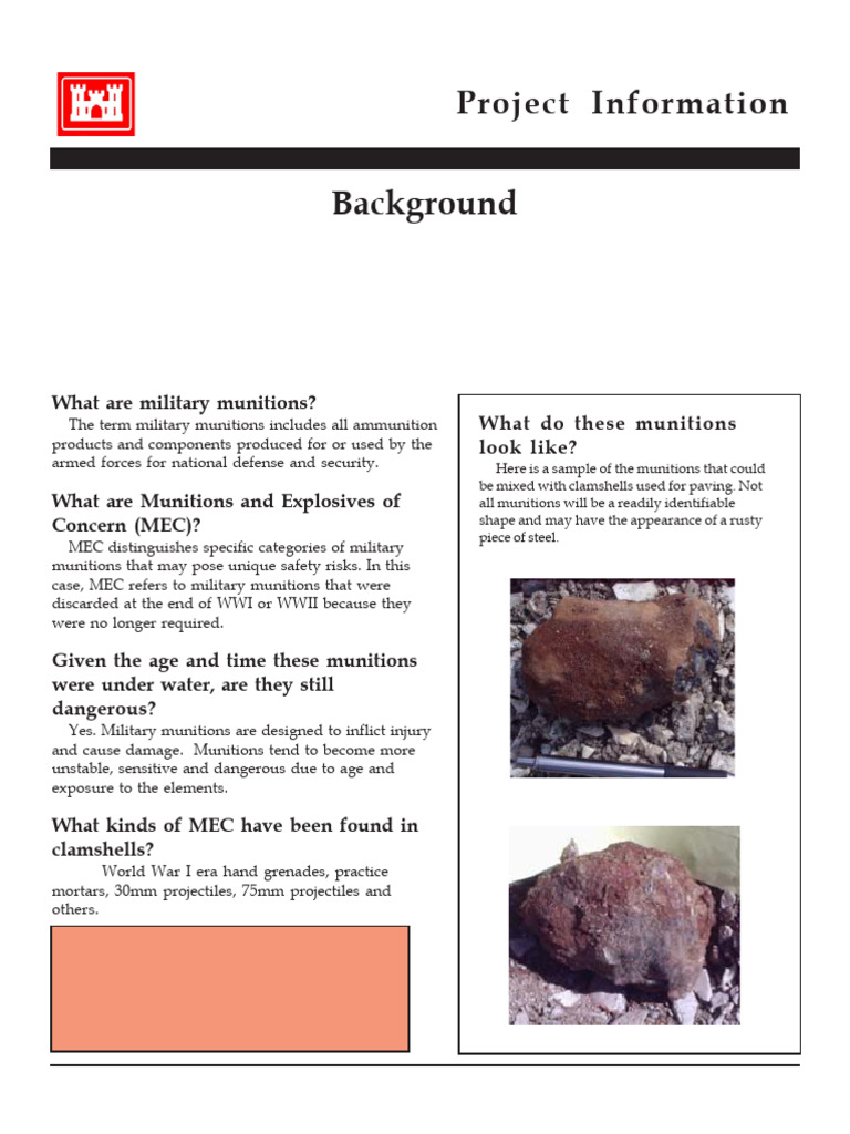 Clamshell Munitions Safety Guide | PDF | Ammunition | Ballistics