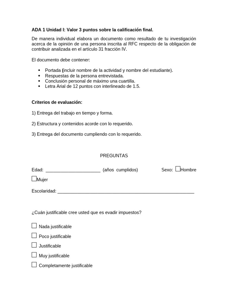 Ada 1 | PDF