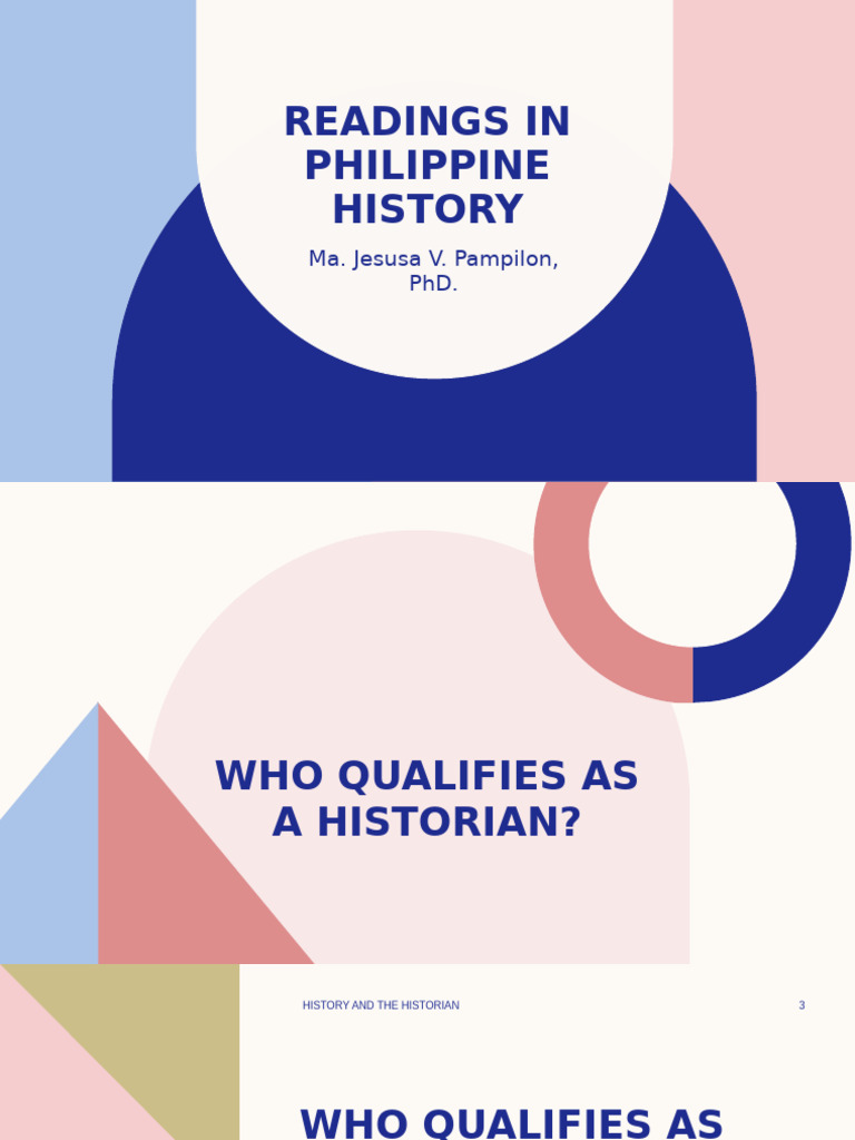Readings in Philippine History Lesson 2 and 3 | PDF | Primary Sources ...