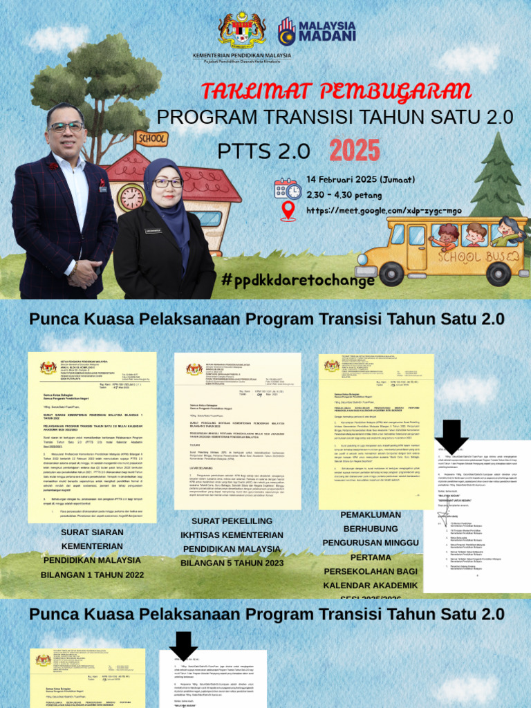 Program Transisi Tahun Satu 2.0 2025 | PDF