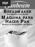 Sunbeam Bread Maker Manual