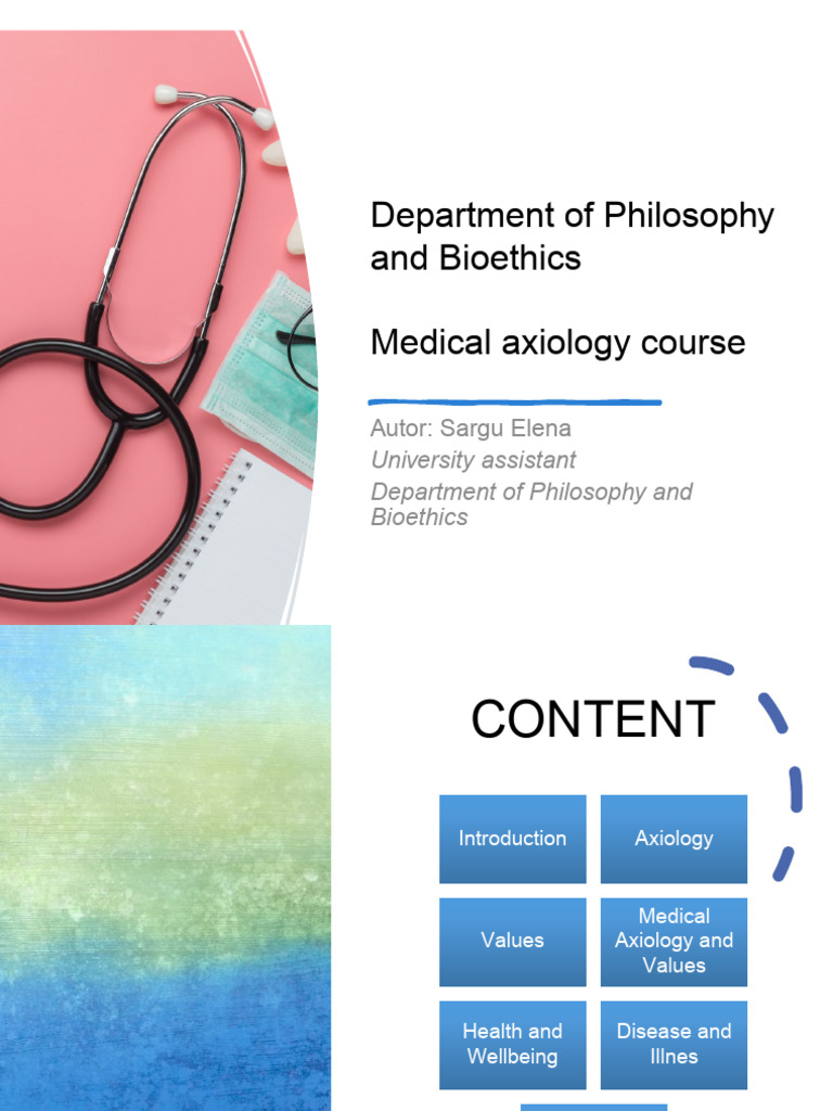 Medical Axiology Course | PDF | Medicine | Well Being