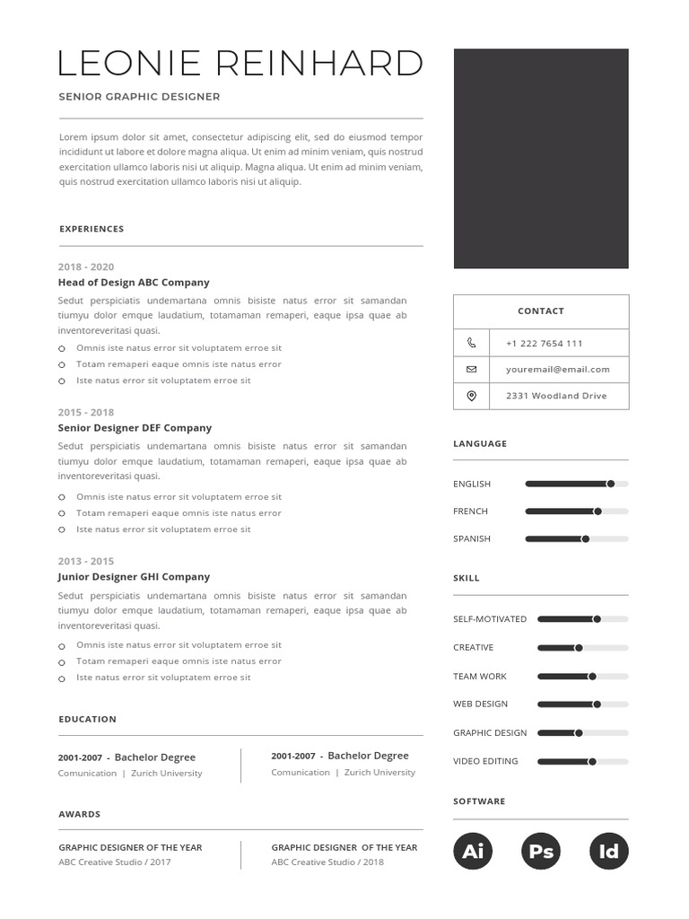 03_Professional CV Resume Template | PDF
