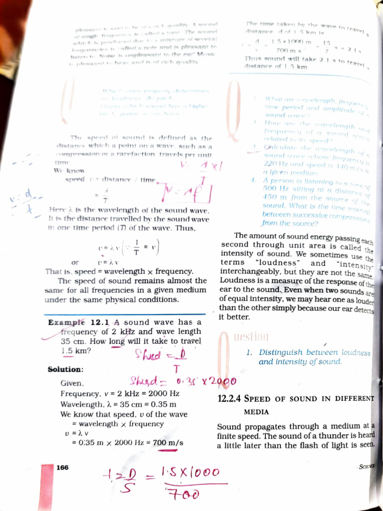 Speed of Sound and Wave Properties | PDF | Sound | Wavelength