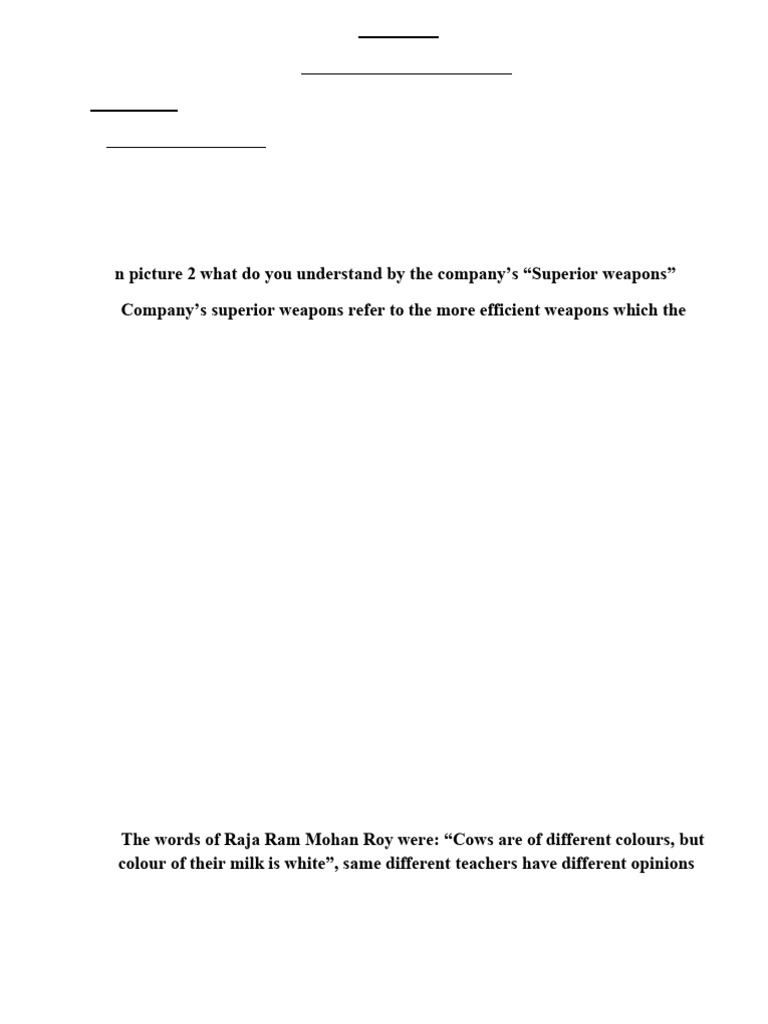 8th Enotes Glimpses of The Past | PDF | British Raj | South Asia