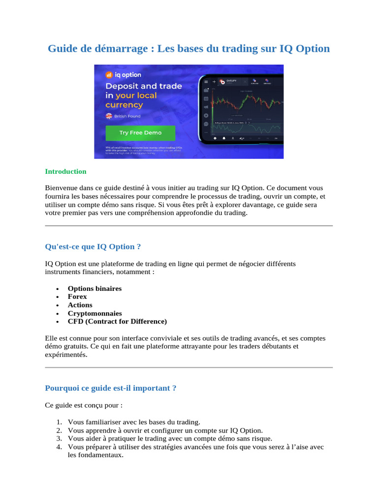 Guide | PDF | Opérateur de marché | Option (Finance)