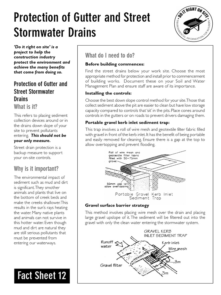 14_protecction_stormwater | PDF | Storm Drain | Stormwater