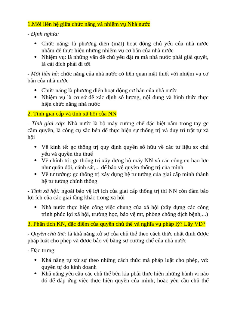 Ôn PLDC | PDF