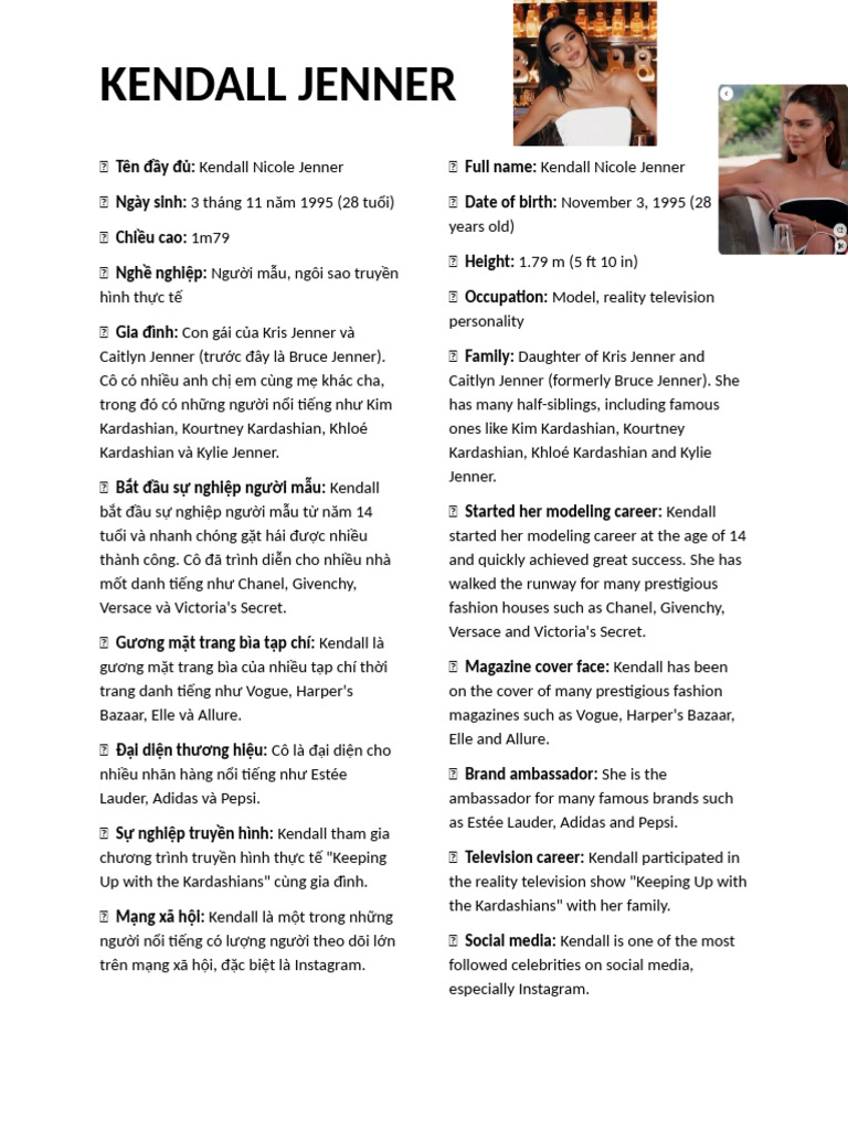 KENDALL | PDF