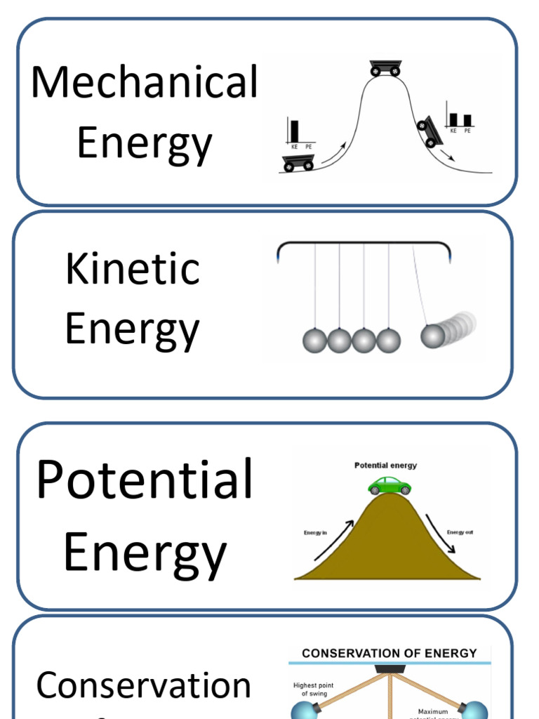 Energy and Motion Concepts Explained | PDF