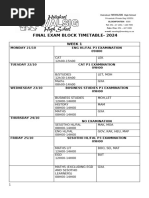 2025 NCEA Exam Timetable Overview | PDF | Science