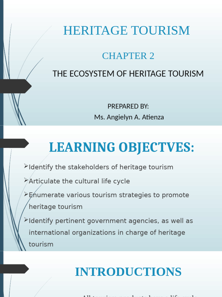 Chapter 2 Heritage Tourism Pdf