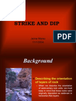 Strike and Dip: Jaime Marso 11/1/2004