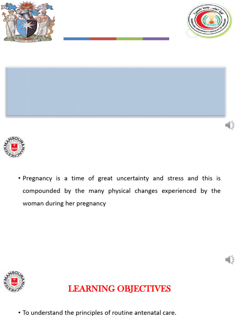 Antenatal Care | PDF | Pregnancy | Childbirth