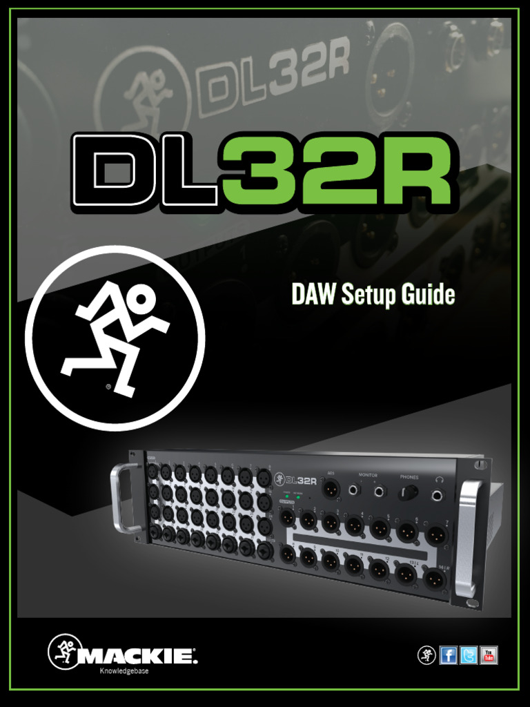 DL32R DAW Setup Guide | PDF | Input/Output | Microsoft Windows