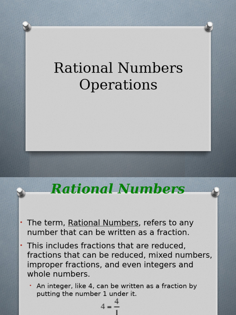 G7 Math Q1- Week 5- Perform Operations on Rational Numbers | PDF ...
