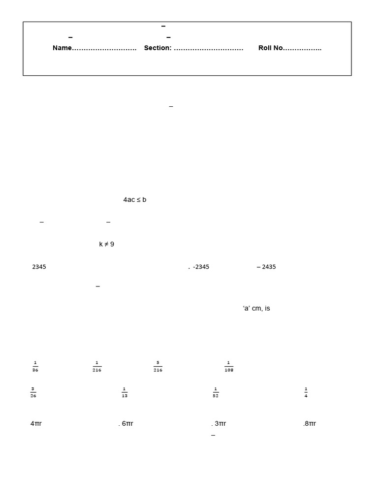 10 Pre Board 3 041 Set B 2024-25 | PDF | Mathematics | Algebra
