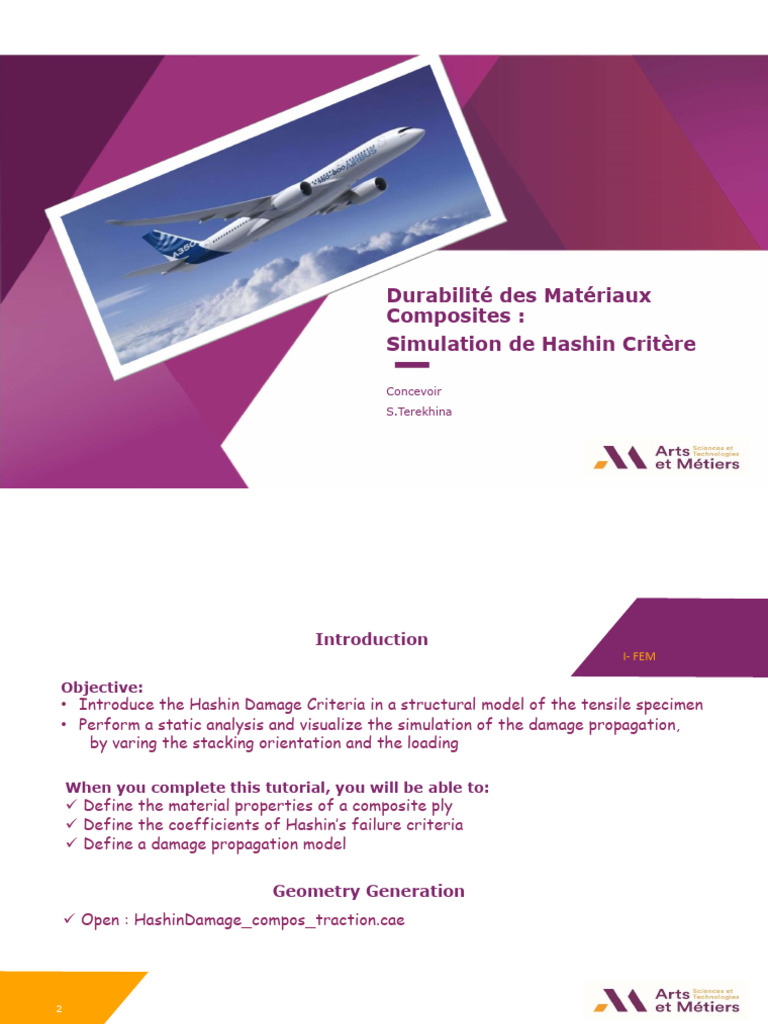 Simulation of Hashin Damage in Composites | PDF | Coordinate System ...