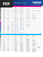 Brother Printer Cartridge Compatibility Chart | PDF | Magenta | Cyan