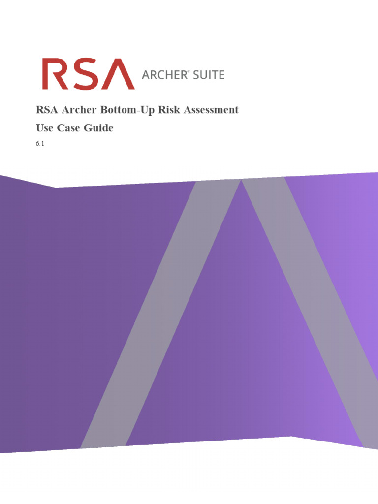 RSA Archer Risk Assessment Guide 6.1 | PDF | Risk | Trademark