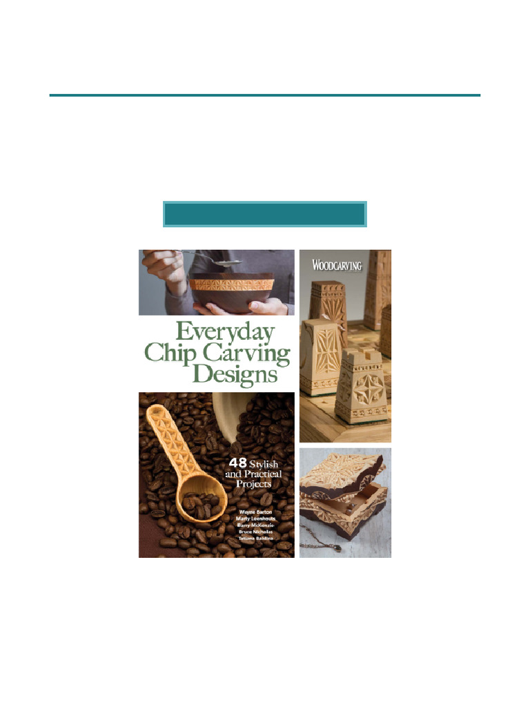 Everyday Chip Carving Designs Guide | PDF