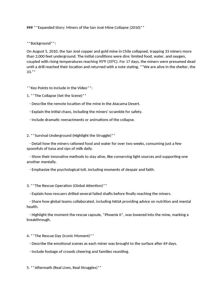 Expanded Story | PDF