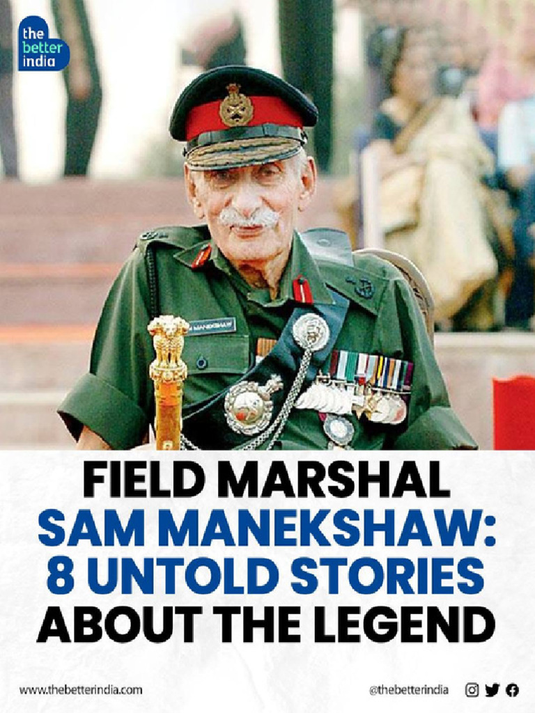 Field Marshal Sam Manekshaw | PDF