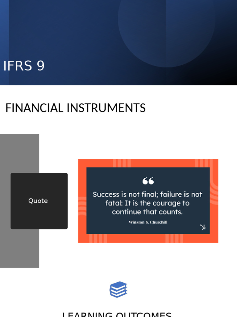 IFRS 9 Financial Instruments 2024 | PDF | Fair Value | Equity (Finance)