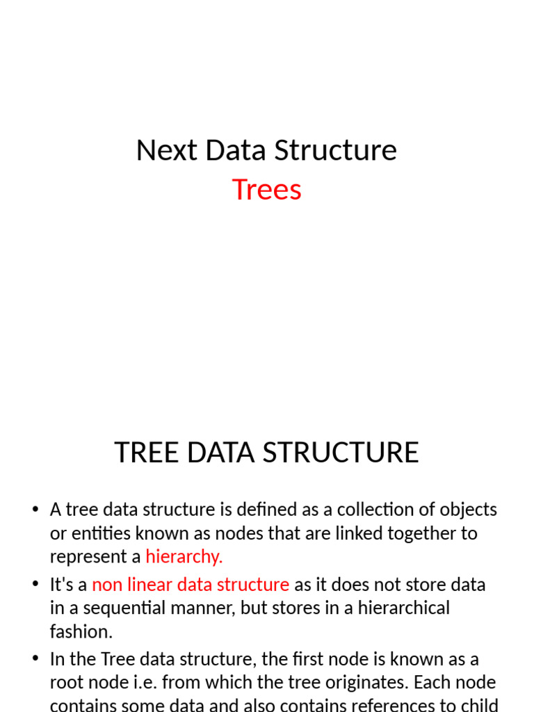 Understanding Tree Data Structures | PDF | Algorithms | Algorithms And ...