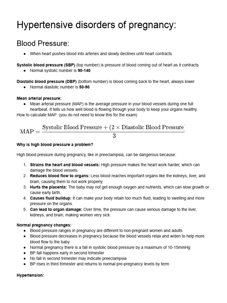 Hypertension Disorder in Pregnancy | PDF | Hypertension | Blood Pressure
