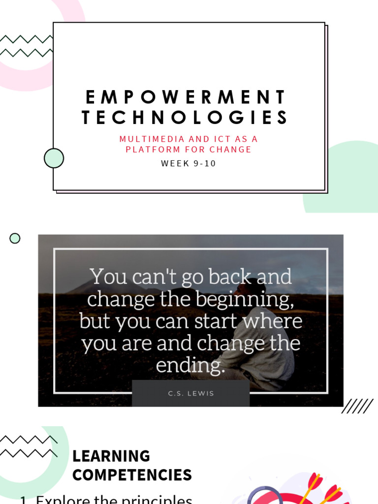 Module-9-10-Students (1) Emtech | PDF | Multimedia | Educational Technology