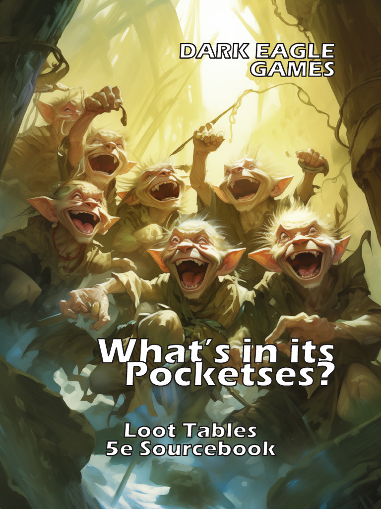 What's in Its Pocketses? Loot Tables | PDF | Necklace | Textiles