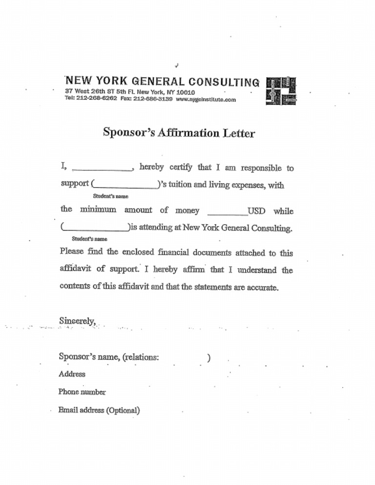 Sponsor Letter | PDF