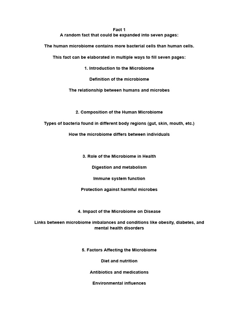 Understanding the Human Microbiome | PDF