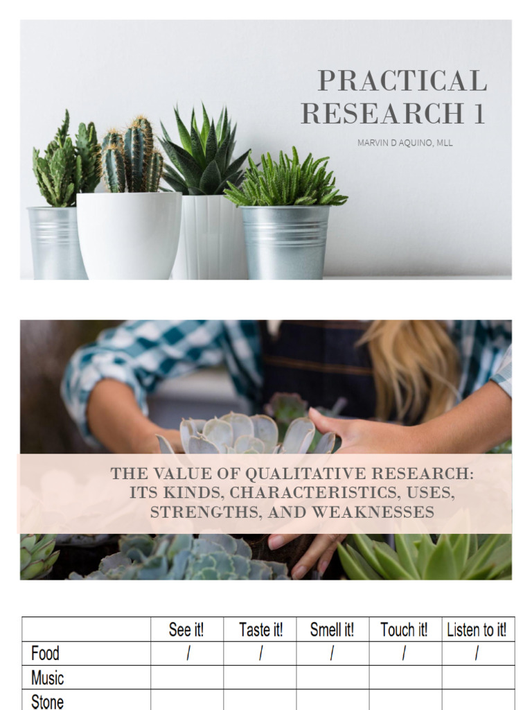 Qualitative Research: Types and Insights | PDF | Qualitative Research ...