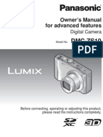 DMC-ZS10: Owner's Manual For Advanced Features