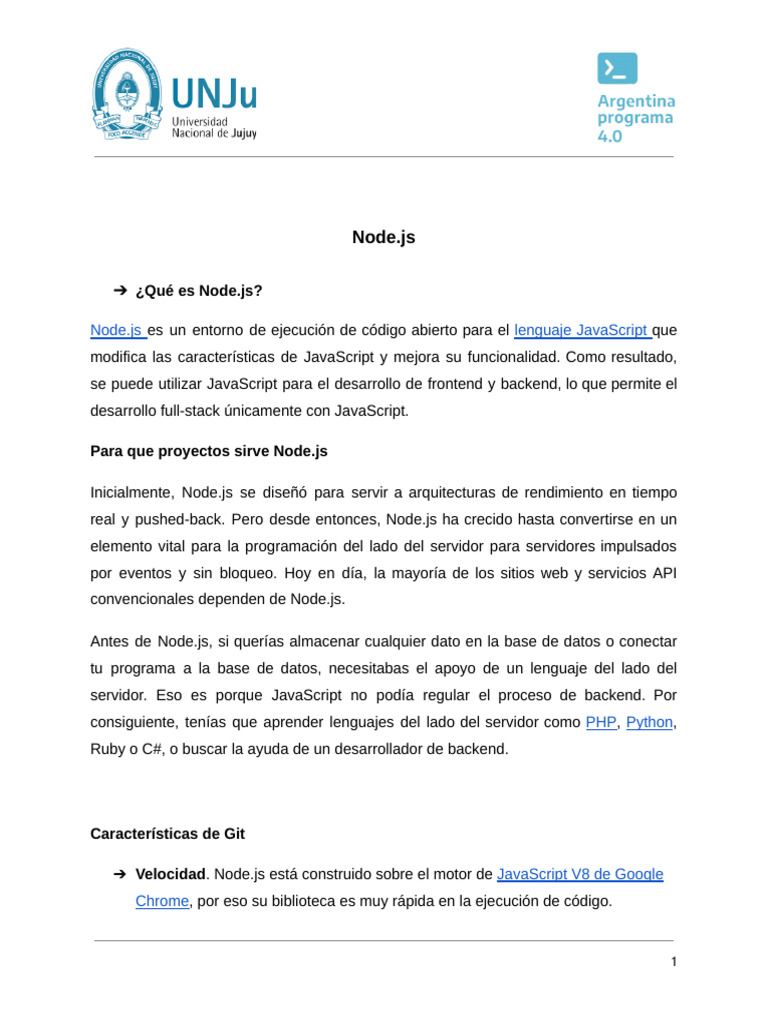 Guía de Instalación de Node.js en Windows | PDF | Script Java | Botón ...