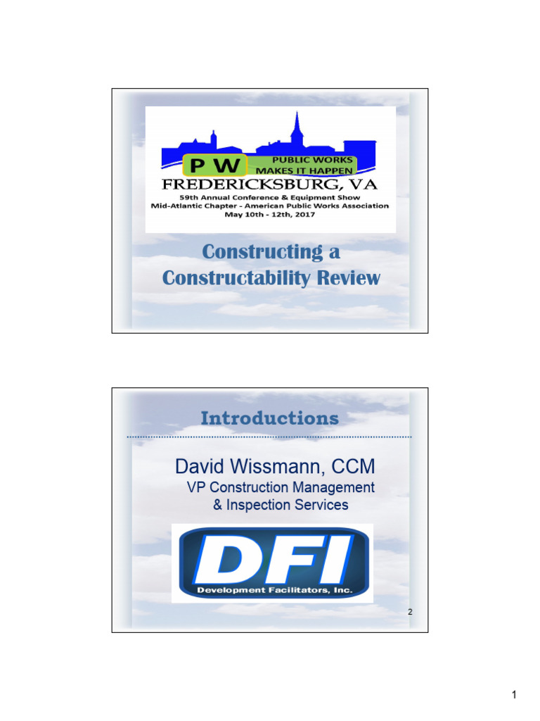Constructability Review Best Practices | PDF | Critical Thinking