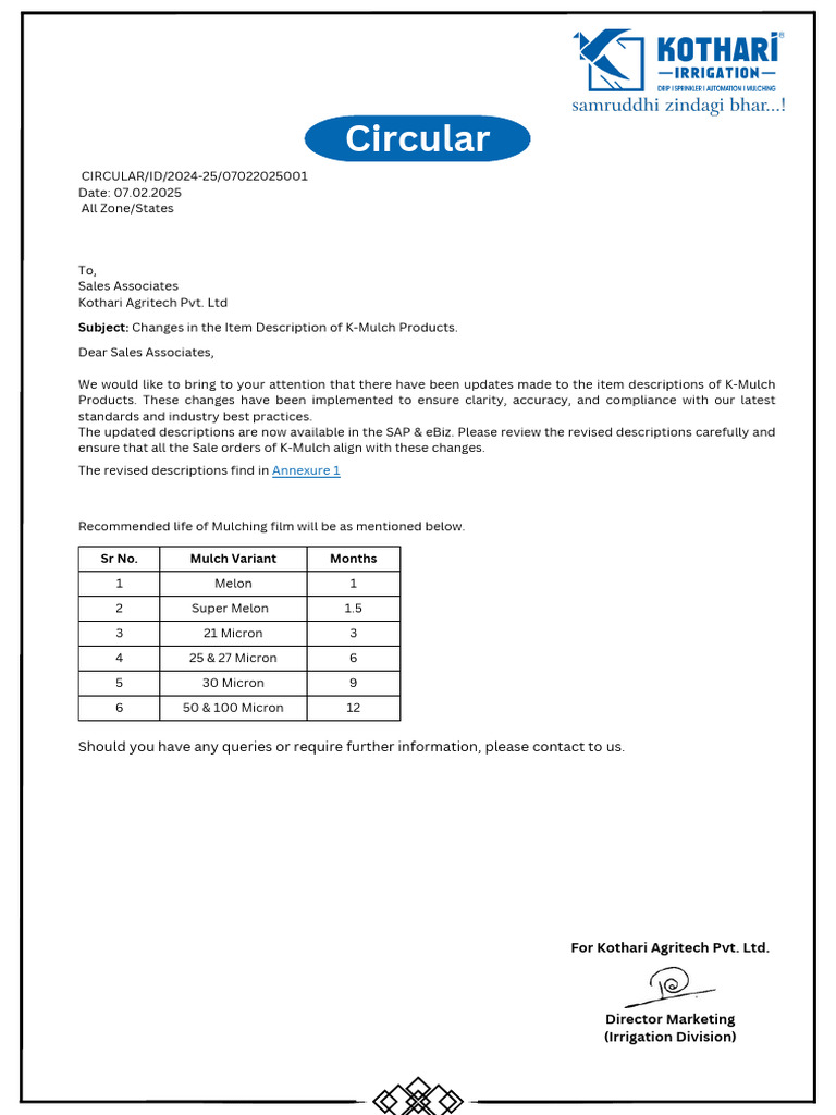 Circular | PDF