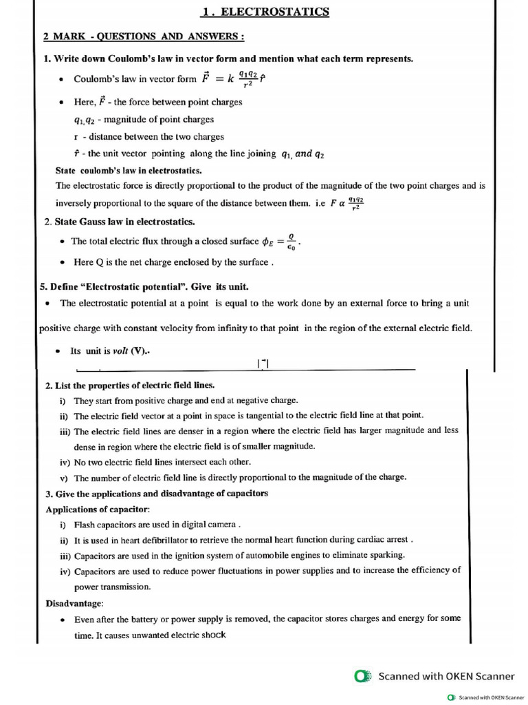 Physics Notes | PDF
